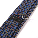 Deji Blue Duo Motif IMS Tie 7.5cm - Tie Doctor